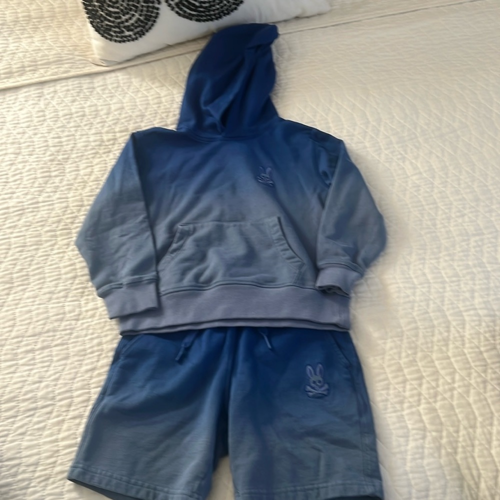 Psycho Bunny hoodie short set